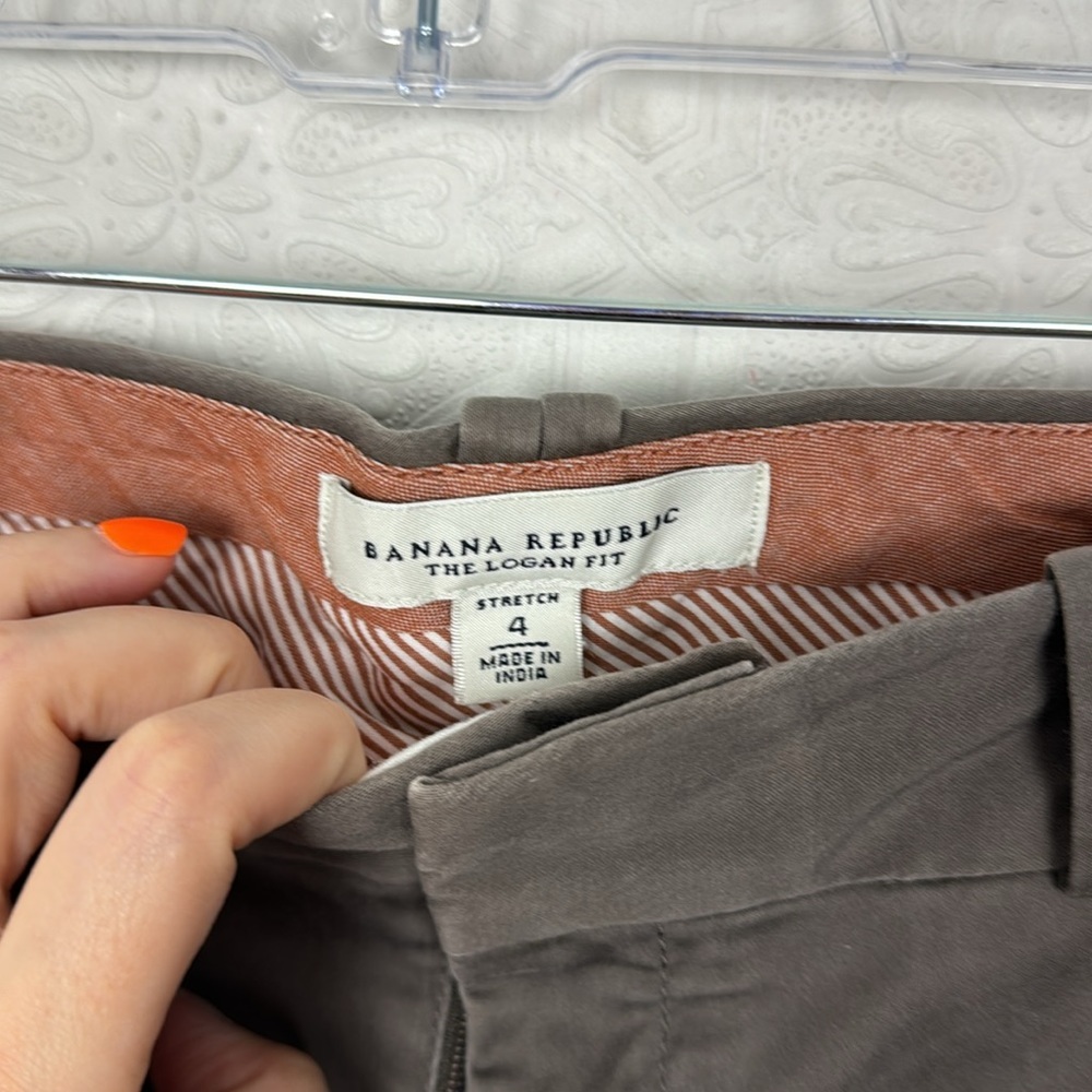 Banana Republic The Logan Fit Career Pants Wide Leg Straight Bundle Work Office - Picture 5 of 12